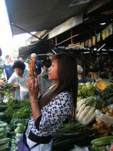 Auf dem Sompet Market in Chiang Mai