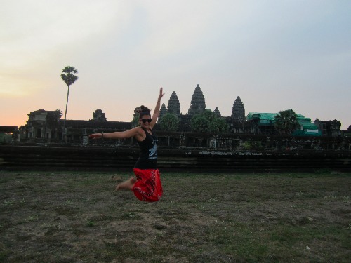 Ich reiste von Kambodscha aus über Land nach Thailand ein