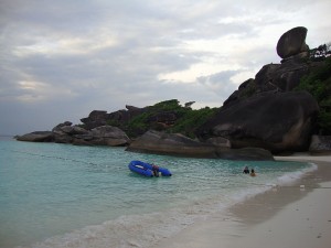 similan island nr 8 donald duck felsen sail rock