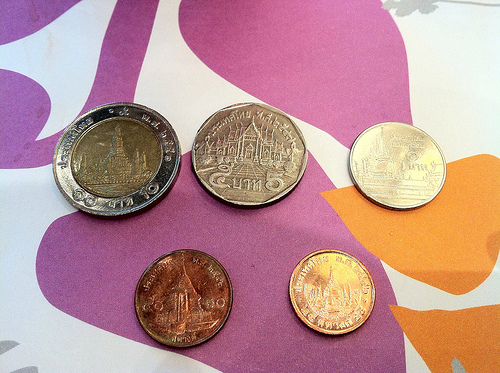 Thailändische Münzen